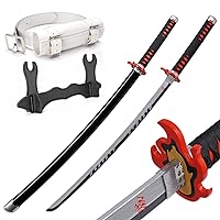 Source Anime Sword One of the Japanese anime demon Black and white doctor  wooden toys sword Japanese sword Cosplay on m.alibaba.com