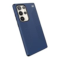 Speck Presidio 2 Grip Samsung Galaxy S23 Ultra Case - Drop & Camera Protection, Soft-Touch Secure Grip, Wireless Charging Compatible, Shock Absorbant, Galaxy S23 Ultra Case - Coastal Blue