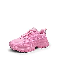 DREAM PAIRS Chunky Fashion Sneakers for Women, Women's Platform Lace-Up Comfortable Bold Dad Sneakers