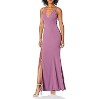 Iris Spaghetti Strap Plunging Long Dress