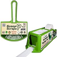 TapeBuddy Drywall Taping Tool - Applies Drywall Mud to Drywall Tape in 1-Step + Curved Bucket Scraper for 5 Gallon Buckets - Won’t Rust - Saves Time & Less Mess - USA Made by Buddy Tools