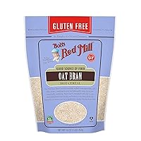 Bob's Red Mill Gluten Free Oat Bran, 16 oz (Resealable) (Pack of 2)