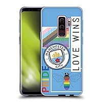 Head Case Designs Officially Licensed Manchester City Man City FC Collage Pride Soft Gel Case Compatible with Samsung Galaxy S9+ / S9 Plus