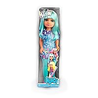 Neon Fashion Doll with Blue Hair, 16