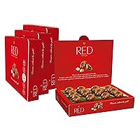 Milk Chocolate Diamond Truffles with Smooth Nut Filling, Made with No Added Sugar and Fewer Calories, 4.66 Ounce Box, Pack of 3