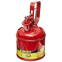 10101 Type I Steel Flammables Safety Can, 1L Capacity, Red