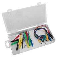 Performance Tool W2938 - 15-Piece Back Probe Kit with Color-Coded Probes and Extension Leads for Testing Harness Connectors and Automotive Sensors