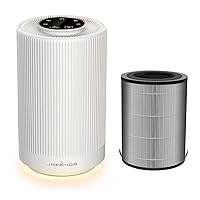 Jafanda Air Purifiers for Home bedroom,One Air Purifier and One Replacement Filter,H13 True HEPA Coverage 450 sqft,23 dB Air cleaner with Brushless Motor