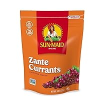 Sun-Maid California Zante Currants Snack | 8 Ounce Bags | Pack of 1 | Whole Natural Dried Fruit | No Artificial Flavors | Non-GMO | Vegan And Vegetarian Friendly