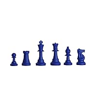 The House of Staunton Regulation Silicone (Rubber) Tournament Chess Pieces - Half Set - 3.75