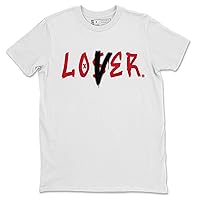 Loser Lover 12 Retro Twist White Iniversity Red Black Sneaker Matching Tee