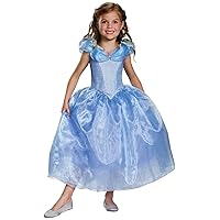 Disguise Cinderella Movie Deluxe Costume, Large (10-12)