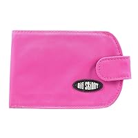 Big Skinny Women's Taxicat Bi-Fold Slim Wallet, Holds Up to 25 Cards, Lipstick Red