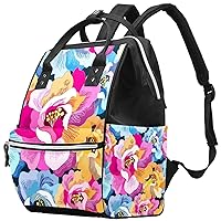 Tradition Classical Pattern Diaper Bag Backpack Baby Nappy Changing Bags Multi Function Large Capacity Travel Bag