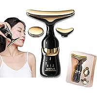 2024 Three-Purpose Lifting and Firming Facial Massage Device,Firming Wrinkle Removal Device for Neck Face, 3 in 1 Face Lift Device Double Chin Lift Machine for Face, Eye, Neck Tightening Device