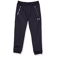 Boys' Pennant Tapered Track Pants, Jogger Style Sweatpants with Zipper Pockets