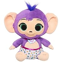 Disney Jr T.O.T.S. Tickle & Toot Baby Mitsu the Monkey, 10-inch feature plush, Officially Licensed Kids Toys for Ages 3 Up by Just Play