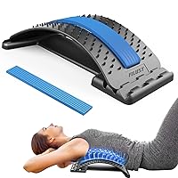 Back Stretcher for Lower Pain Relief, Cracking Device, Multi-Level Massager Cracker Board, Spine Relief Herniated Disc, Sciatica, Scoliosis