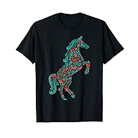 Flower Horse Nature T-Shirt