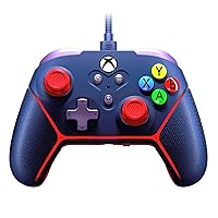 Surge Livewire Microwatt Controller (Blue), Junior Wired Controller for Xbox Series X|S, Xbox One, & Windows 10/11