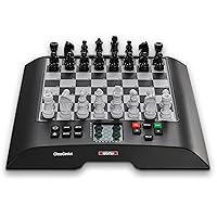 Electronic Chess Board Game Set - Chess Genius Computer - Kids & Adults - AI Chess Board - Magnetic Chess Board & Pieces for Travel - LCD Display - Smart Chess for Strategy & Learning - by Millennium