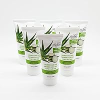 New Cucumber & Aloe Vera Face Wash | Cleanser for All Skin Types & Dull Skin | Gentle Cleanser for Nourishing and Hydrating Skin| Removes Make Up| For Daily Use -(Pack of 6)