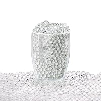 VIGOR PATH 30,000 Large Water Gel Beads: Versatile Decorative Pearls for Elegant Weddings, Floating Candle Displays, and Stylish Event Decor (Clear)