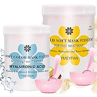 Jelly Mask for Facials Professional - Upgrade 24K Gold & Hyaluronic Acid Peel Off Face Masks Skincare for Hydrating Firming Anti-Aging, Hydrojelly Facial Mask for Spa Day(8.8Oz HA+17.6Oz Gold)