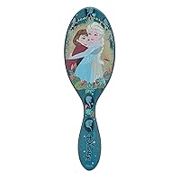 Wet Brush Original Detangler Hair Brush, Anna & Elsa (Disney Love) - Ultra-Soft IntelliFlex Bristles - Detangling Brush Glides Through Tangles (Wet Dry & Damaged Hair) - Women & Men