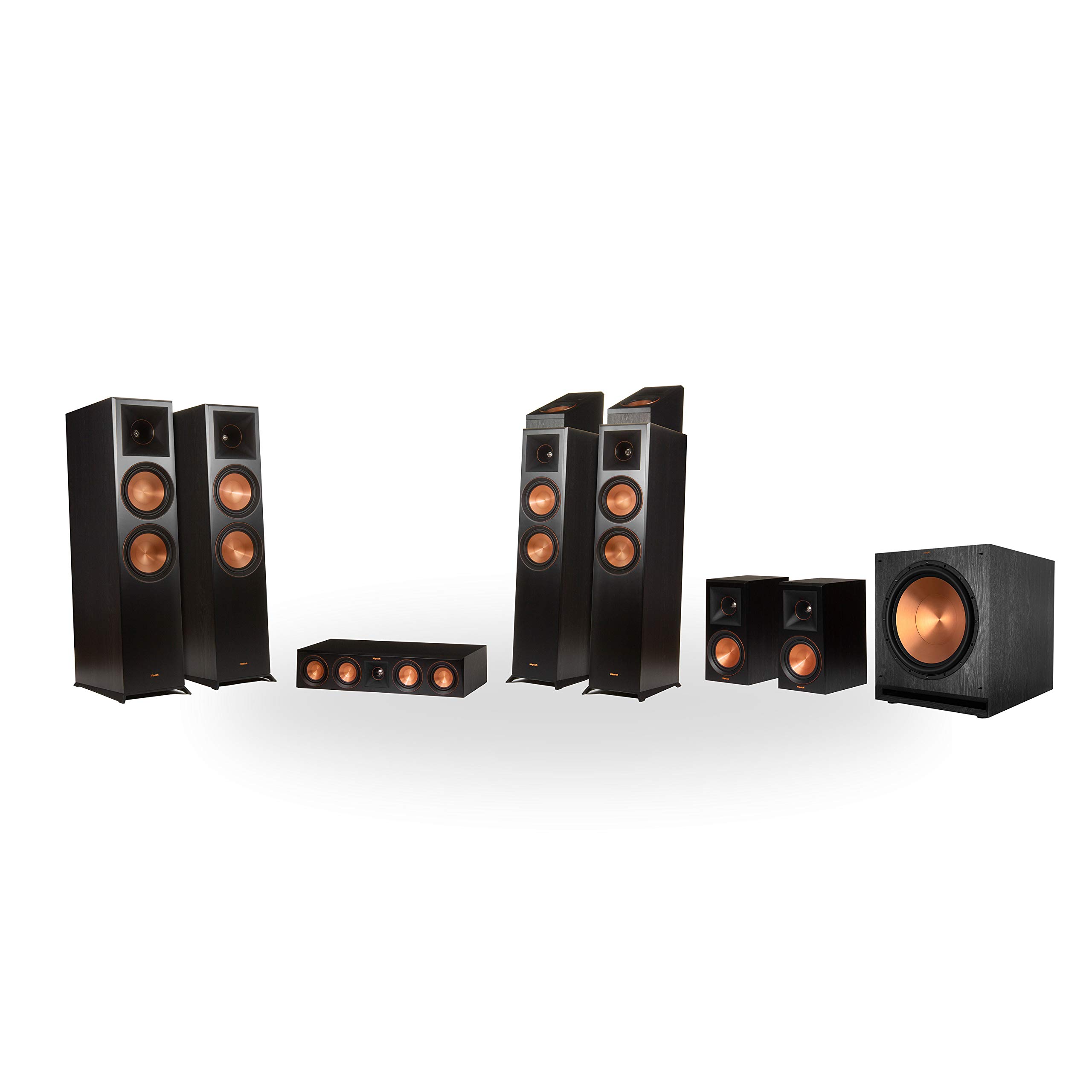 Klipsch RP-8060FA 7.1.4 Dolby Atmos Home Theater System - Ebony