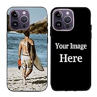 Phone Cases for iPhone 12, Anti-Fall Lens Cameras Cover Protection, DIY Plastic Phone Case for iPhone, Suitable for Family Friends and Gift Giving (with Lens Cover) Black