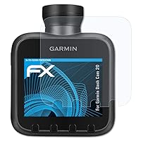 Screen Protection Film Compatible with Garmin Dash Cam 20 Screen Protector, Ultra-Clear FX Protective Film (3X)
