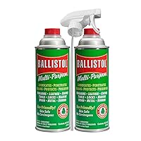Ballistol Multi-Purpose Can Lubricant Cleaner Protectant 16 oz, 2 Pack with 1 Sprayer