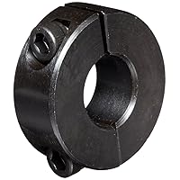 2C-050 Black Oxide Plated Steel Two-Piece Clamping Collar, 1/2
