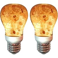 Salt Light Bulbs 60-Watt Equivalent, Warm Amber Glow, 7 watts, 2 Count (Pack of 1)