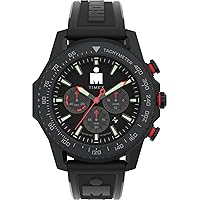 Timex Men's Ironman Adrenaline 48mm Watch - Black Strap Black Dial Black Case