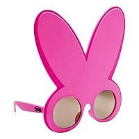 Sun-Staches Peeps Official Sunglasses Costume Accessory UV400 Long Ear Bunny Mask Blue Pink Purple Yellow One Size Fits Most
