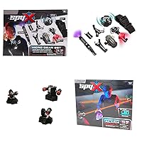 SpyX/Micro Gear Set + Lazer Trap Alarm - 4 Must-Have Spy Tools Attached to an Adjustable Belt + Invisible LED Beam Barrier & Alarm! Jr Spy Fan Favorite & Perfect for Your Spy Gear Collection!
