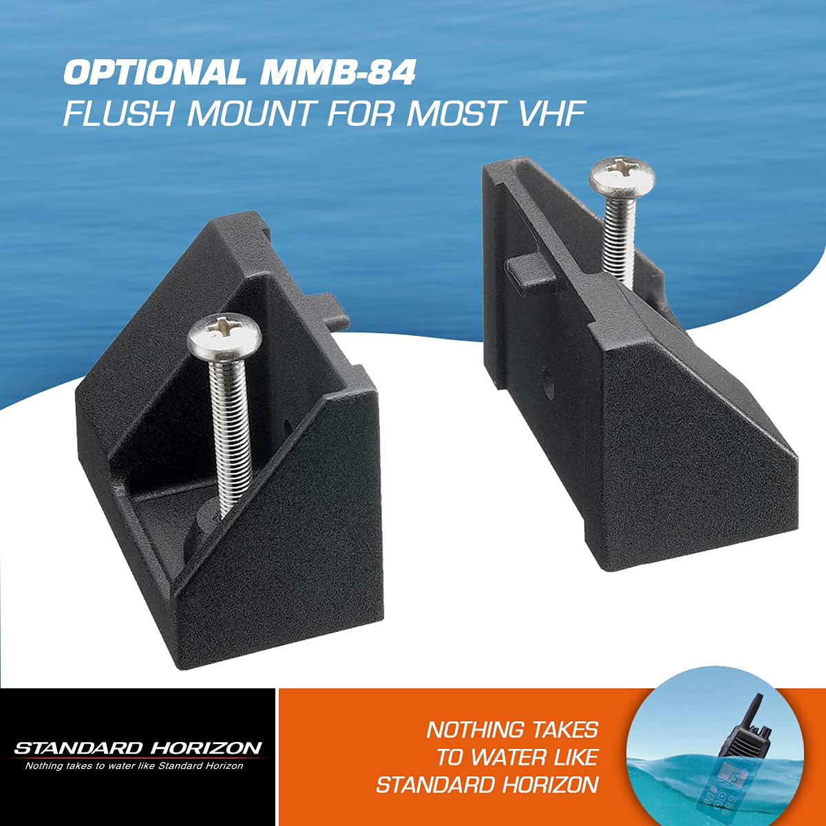 Standard STD-MMB-84 Flush Mount Kit for Most Standard Fixed Mount VHF Radios
