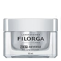 Filorga NCEF-Reverse Multi-Correction Skin Moisturizer Cream, Anti Aging Formula of Hyaluronic Acid, Collagen, and Vitamin to Reduce Wrinkles and Restore Skin Elasticity of the Eye and Face, 1.69 oz