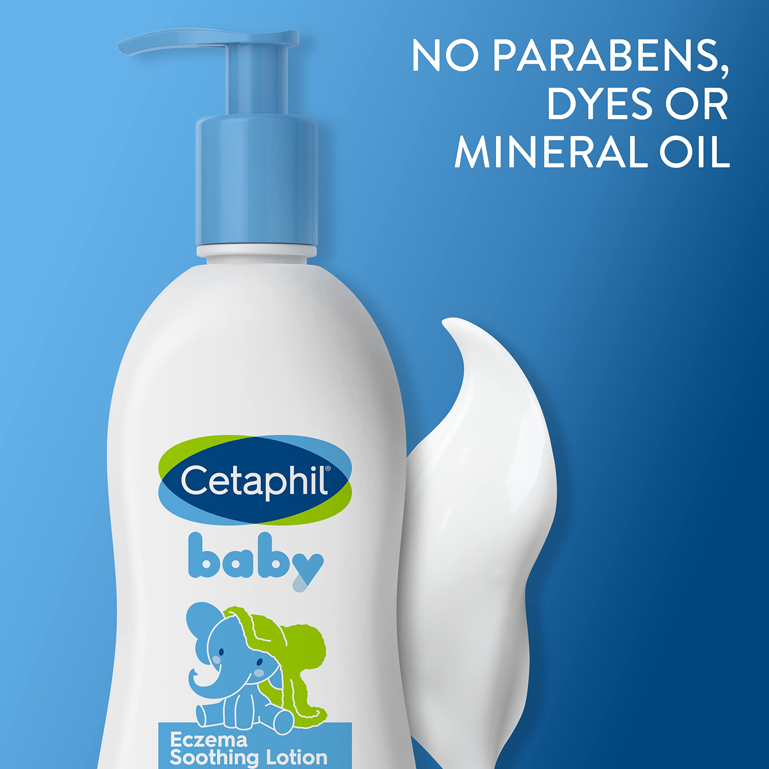 Cetaphil Baby Eczema Soothing Lotion, Colloidal Oatmeal, Paraben Free, Hypoallergenic, Dry Skin, 10 Fluid Ounce