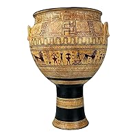 The Dipylon Krater Geometric Period Vase Ancient Greek Pottery Museum Copy