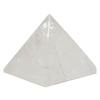 Clear Quartz Pyramid Past Present Future Healing Crystal 1.25-1.5 Inches