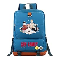 Teen SPY×FAMILY Cartoon Bookbag-Students Waterproof Knapsack Large Capacity Graphic Rucksack for Travel,Outdoor
