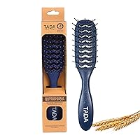 TADA MEN Hair Brush for Men Comb for Men and Women Styling Hairbrush Mens for Styling (Navy)