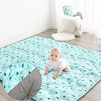 Baby Play Mat for Boys Girls, 50'' x 50'' Play Mat for LIAMST and TODALE Baby Playpen, One-Piece Crawling Play Mat for Baby, Non Slip Playmat for Babies, Toddlers, Dinosaur