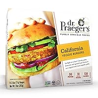 Dr. Praeger's, Frozen California Veggie Burgers, 2.5 Ounce, 4 Count