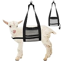 2PCS Calf Sling for Weighing Animals, Small Animal Weighing Sling, Livestock Sling, Calf Scale Hanging Weight Scale Sling with Adjustment Strap for Calf Lamb Goat Baby Alpaca Newborn Livestock Dog