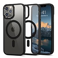 GUAGUA for iPhone 12 Pro Magnetic Case, iPhone 12 Phone Case Compatible with MagSafe Lightweight Clear Anti-Yellowing Shockproof Protective Phone Case iPhone 12/12 Pro 6.1'' for Men Women Gifts, Black