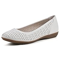CLIFFS BY WHITE MOUNTAIN Women's Cindy Cushioned Ballet Flat